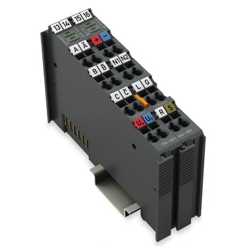 Incremental encoder interface, 5 VDC, Differential input, dark gray