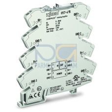 Isolation amplifier, Current input signal, Voltage output signal, Supply voltage: 24 VDC, 6 mm modul