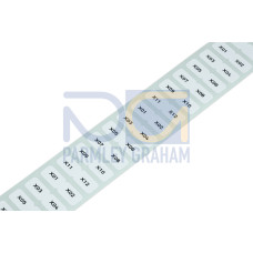 Labels, for Smart Printer, permanent adhesive, white