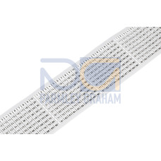 Marking strips, on reel, 3 mm wide, white