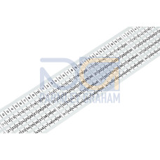 Marking strips, 25&nbsp; m on roll, 6 mm wide, white