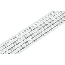 Marking strips, 25  m on roll, 6 mm wide, white