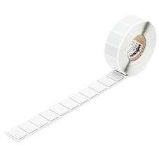 Push-button marker, 27 x 18 mm, silver-colored