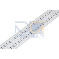 Polyester Labels, Plain 6 X 15 mm White