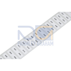 Polyester Labels, Plain 9 X 15 mm White