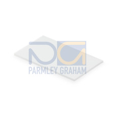 Transparent cover 27 x 12.5 mm without adhesive transparent