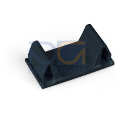 Lockout cap, 4-pole, for cutouts, black