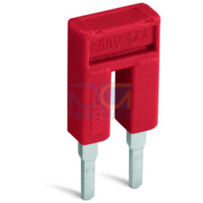 Push-In Type Jumper Bar, Insulated 3-Way Red