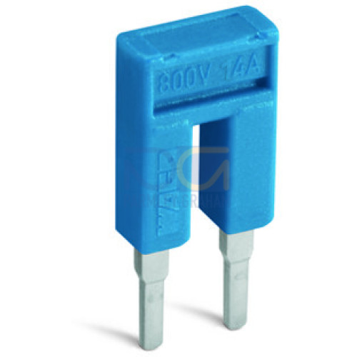 Push-In Type Jumper Bar, Insulated 3-Way Blue