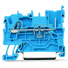 1-conductor/1-pin carrier terminal block, 2.5 mm&sup2;, suitable for Ex nA applications, blue