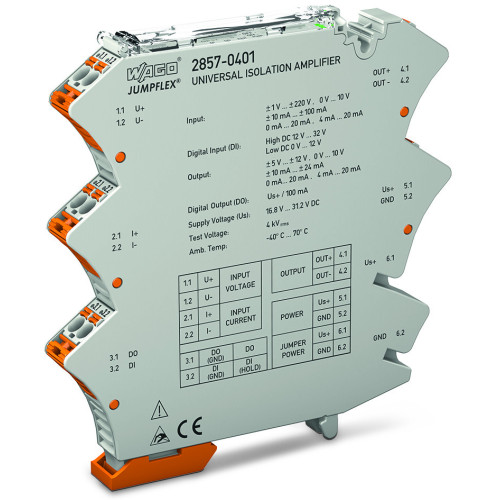Isolation amplifier, Bipolar current and voltage input signal, Bipolar current and voltage output signal