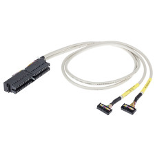 System cable, for Siemens S7-300, 2 x 16 digital inputs or outputs, Length: 2 m, Conductor cross-sec