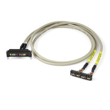 System cable, for Siemens S7-300, 2 x 16 digital inputs, Length: 1 m, Conductor cross-section: 0.34&nbsp;