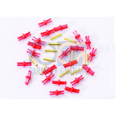 Coupling kit, for 12 poles, red