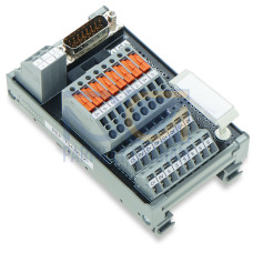 Interface module for system wiring, with solder pin, Male connector