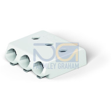 SMD PCB terminal block, 0.5 mm&sup2;, Pin spacing 3 mm, white