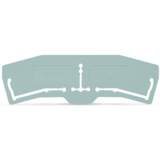 Separator plate, 1 mm thick, 3 mm oversized, gray