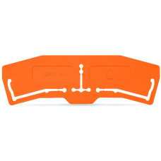 Separator plate, 1 mm thick, 3 mm oversized, orange