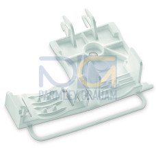 Strain relief plate, for 294 Series, for multicore cables, white