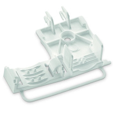 Strain relief plate, for 294 Series, for multicore cables, white