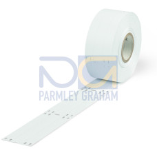 Cable tie marker, for Smart Printer, for use with cable ties, white