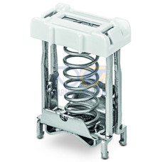 Shield clamping saddle, 30 mm wide, 6 ... 20 mm, silver-colored