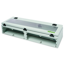 IP65 enclosure, Sheet steel (RAL 7035), WxHxD (200x120x200 mm), without flange plate