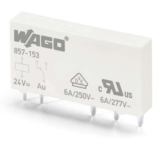 Basic relay, Nominal input voltage: 24 VDC, 1 changeover contact
