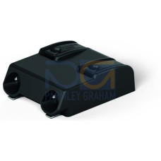 SMD PCB terminal block, push-button, 0.75 mm&sup2;, black