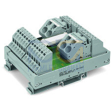 Potential distribution module, 4 potentials, with 6 connection points each