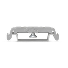 Mounting Foot With Screw, Can Be Screwed On Terminal Blocks Wi 6.4 mm Wide Gray