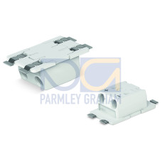Through-Board SMD PCB Terminal Block, 0.75 mm&sup2;, Pin spacing 6.5 mm, white
