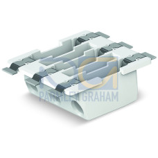 Through-Board SMD PCB Terminal Block, 0.75 mm&sup2;, Pin spacing 6.5 mm, white