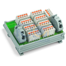 Potential distribution module, 4 potentials, with 6 connection points each