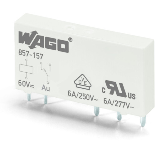 Basic relay, Nominal input voltage: 60 VDC, 1 changeover contact