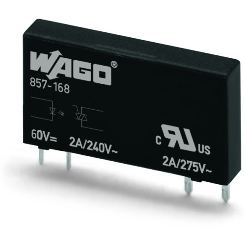 Basic solid-state relay, Nominal input voltage: 60 VDC, Output voltage range: 24  240 VAC