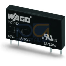 Basic solid-state relay, Nominal input voltage: 60 VDC, Output voltage range: 0  24 VDC