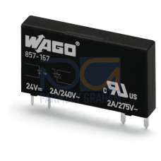 Basic solid-state relay, Nominal input voltage: 24 VDC, Output voltage range: 24  240 VAC