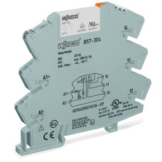Relay module, Nominal input voltage: 24 VDC, 1 changeover contact, gray