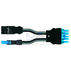 pre-assembled Y-cable, Eca, 2 x plug/socket