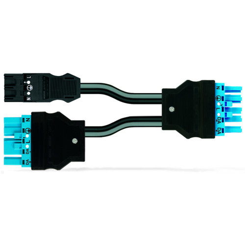 pre-assembled Y-cable, Eca, 2 x plug/socket