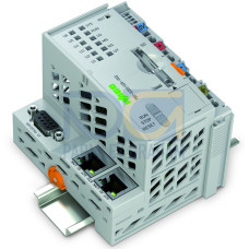 Controller PFC200, 2 x ETHERNET, RS-232/-485, Telecontrol technology, light gray
