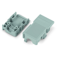 Snap-On Type Strain Relief Housing, Strain Relief Support And Housing 3-Pole Gray