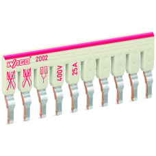 Staggered jumper, 10-way, insulated, light gray