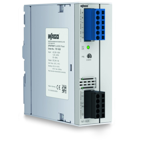 Switched-mode power supply, Classic, 2-phase, 24 VDC output voltage, 5 A output current, TopBoost, D