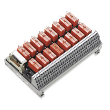 Relay Output Module, For 16 Channels Each 1 Changeover Contact (1U)