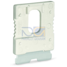 Disconnect plug for carrier terminal blocks, white