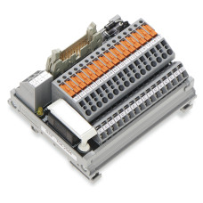 Male Header, Straight Solder Pins, 16 Channels With Integrated Status I 20-Pole Male Connector According To