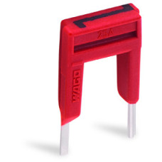 Continuous jumper, from 1 to 3, insulated, red