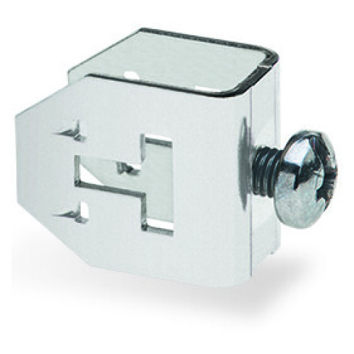 T-connector, for busbars Cu 10 mm x 3 mm, silver-colored